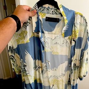 Allsaints short sleeve button up